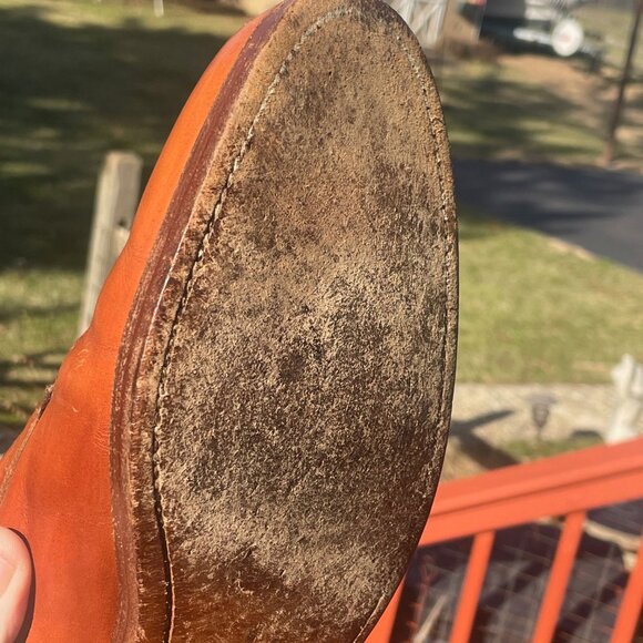Crockett & Jones-made Polo by Ralph Lauren size 13  mens Oxford shoes, Tan main image 5